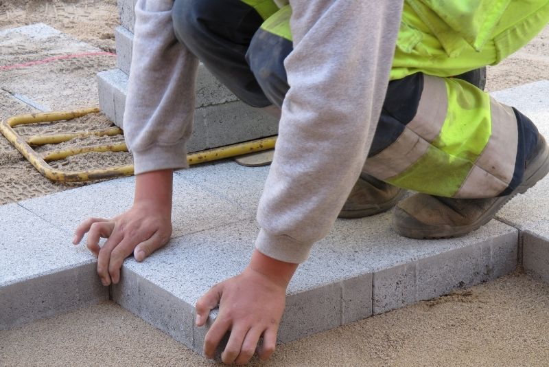 sunken sidewalk repair