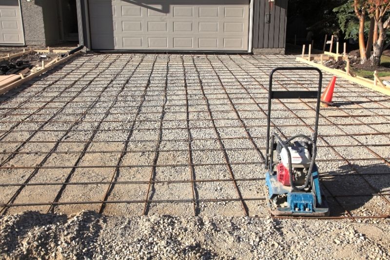 building a concrete shed