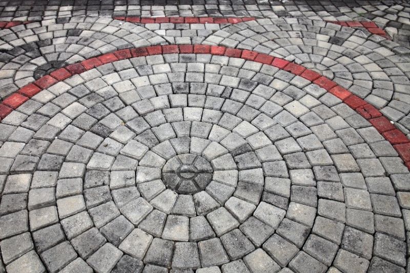 stamped concrete pads